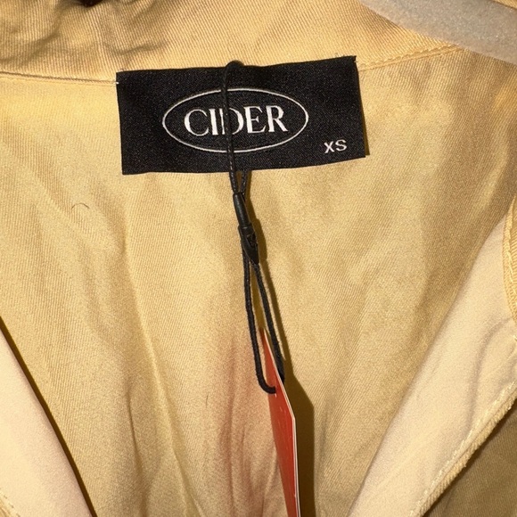 Cider Yellow Corset Dress Size XS NWT - Picture 2 of 3